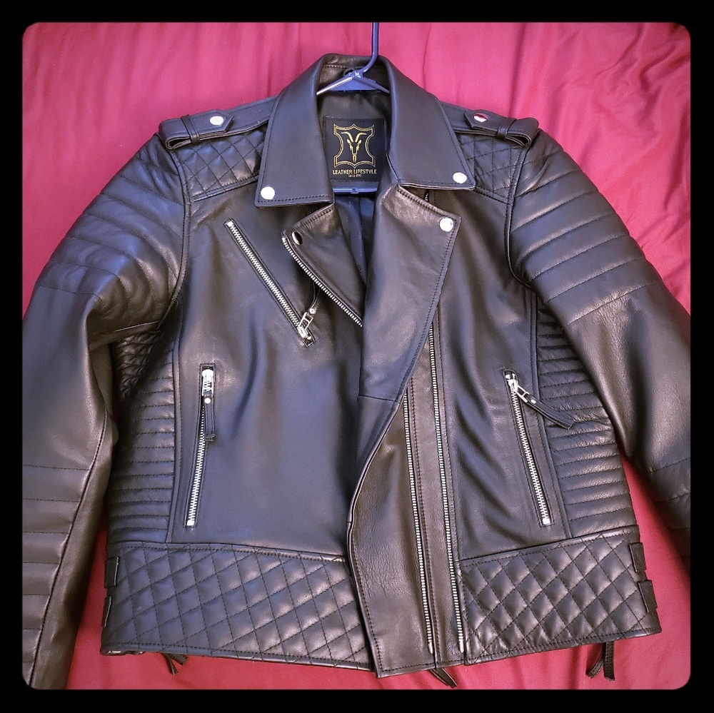 Genuime leather Moto Jacket